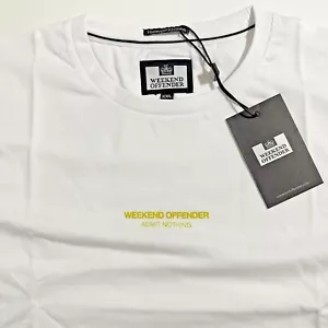 Weekend Offender New T-Shirt White XXL Casual UK Fashion Football British - Picture 1 of 10