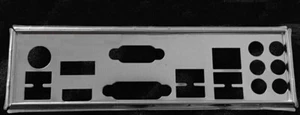 I/O Shield For ASUS VANGUARD B85 Mainboard Backplate IO - Afbeelding 1 van 1