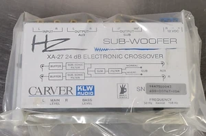 1 Brand New NOS Carver XA-27 Sub-Woofer Electronic Crossover Bass Epicenter - Picture 1 of 4