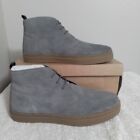 Size 10 Men's River Island Grey Lace up Chukka Boots