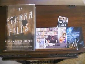 THE ETERNA FILES, Leanna Renee Hieber, SIGNED & LINED, 1st ed/1st print 2015 HC - Picture 1 of 4