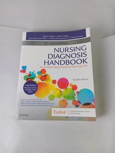 Nursing Diagnosis Handbook 12th Edition Paperback Ackley Ladwig Good - Picture 1 of 10