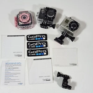 GoPro Hero 1st Gen + 2 Action Cams Cameras Housings Mounts Cases Accessories - Picture 1 of 24