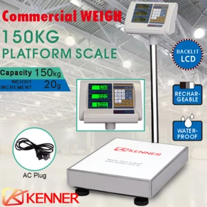 150kg Electronic Digital Platform Scale Shop Postal Scales Weight - Picture 1 of 9