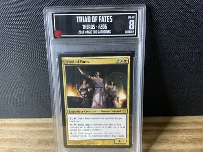 TCCG 8 NOT PSA Triad of Fates  – Theros MTG Card Graded Commander - Image 1 of 2