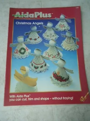 Zweigart Aida Plus Christmas Angels In Counted Cross Stitch # 4798 - Image 1 of 3