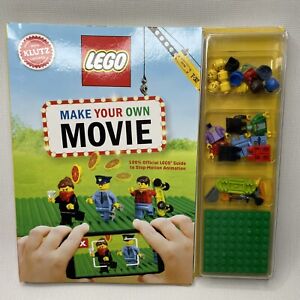 LEGO Make Your Own Movie Book Klutz Stop Animation Motion Minifigure Brick 2017