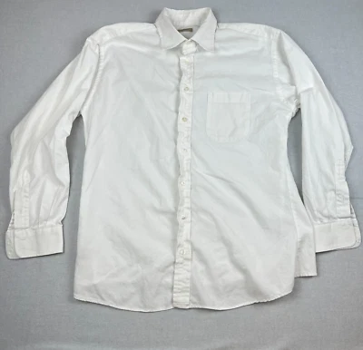 Burberry London Dress Shirt Mens 16.5 White Button Up Dress Shirt - Image 1 of 4