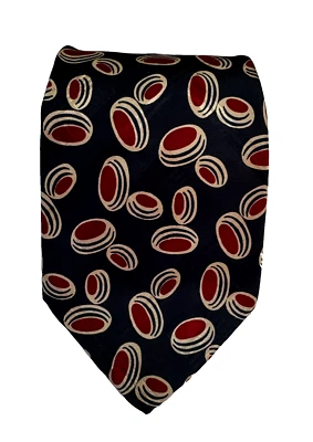 Polo de Ralph Lauren Para Hombre Geométrico Seda Clásica Corbata Hecha a Mano en EE. UU. Foto 1 de 4