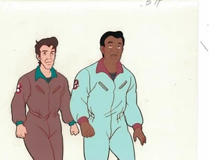 THE REAL GHOSTBUSTERS Peter Venkman Animation Cel + Sketch C of A -- IHRE WAHL  - Bild 1 von 5