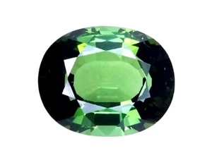 8.95 cts Green natural tourmaline oval cut loose gemstones "see video" - Picture 1 of 3
