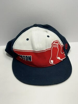 New Era 59Fifty Boston Red Sox Fitted Hat Size 7-5/8  Vintage Cap Hat Red Wh Blu - Image 1 of 4
