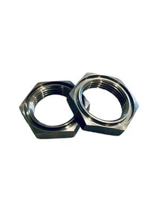 Tuerca hexagonal hembra roscada de acero inoxidable 7/8" NPT x 14 50028 *Paquete de 2* - Imagen 1 de 1