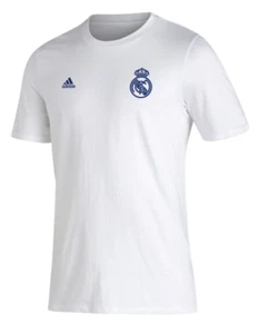 Camiseta Adidas Hombre Real Madrid Crest IC4820 Blanca, IC4823 Negra - Imagen 1 de 6
