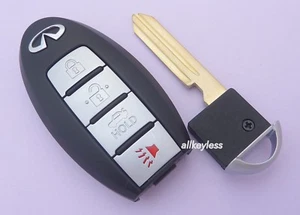 OEM INFINITI M36 M37 M56 Q70 smart keyless entry remote fob CWTWB1U787 BLANK KEY - Picture 1 of 6
