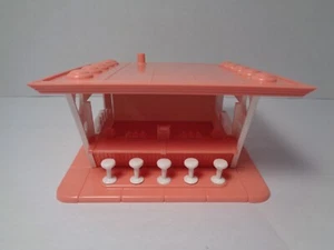 BARRA ESCARCHADA VINTAGE PLASTICVILLE. LADOS BLANCOS. BASE ROSA SALMÓN, MOSTRADOR, TECHO. - Imagen 1 de 11