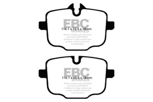 Pastillas de freno traseras EBC Yellowstuff para BMW Serie 5 F10 550 4.4 Twin Turbo 2010>17 - Imagen 1 de 1