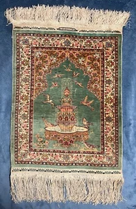 Turkish Hereke Silk - Signed Famous Ozipek - Collectors Piece - 1100 KPSI - Picture 1 of 11