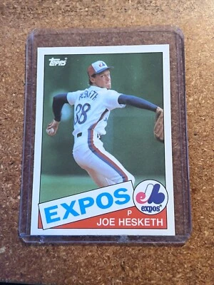 1985 Topps Tiffany Traded Baseball # 52T Joe Hesketh RC - Image 1 of 4