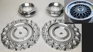 BMW Style 5 BBS RC090 Billet Alum Wheel Center Cap Conversion Kit (4) - 3/4 Hex - Picture 1 of 24