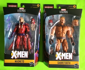 Marvel Legends Magneto & Sabretooth (Colossus BAF) Action Figures- NEW/SEALED - Picture 1 of 4