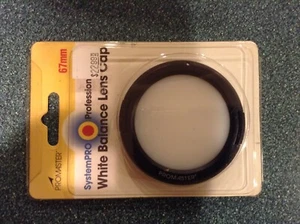 PROMASTER SYSTEMPRO WHITE BALANCE LENS CAP / 67MM  - Picture 1 of 2