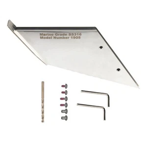 27211 Stainless Steel Protector Skeg Guard For Mercury 200-250HP Optimax &Pro XS - Picture 1 of 9