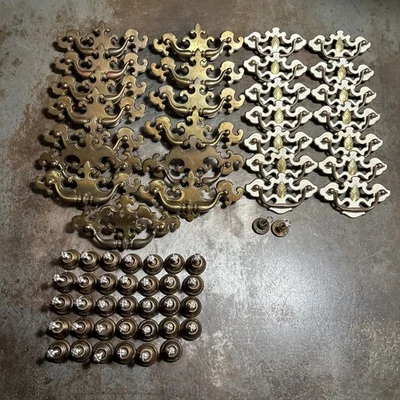 Vintage Dresser Hardware For Bedroom Furniture And Restoration - Image 1 of 4