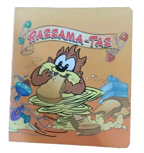 Looney Tunes Lovables Board Book - Razzama-Taz 1996 Tony Haynes Tazmanian Devil - Picture 1 of 9