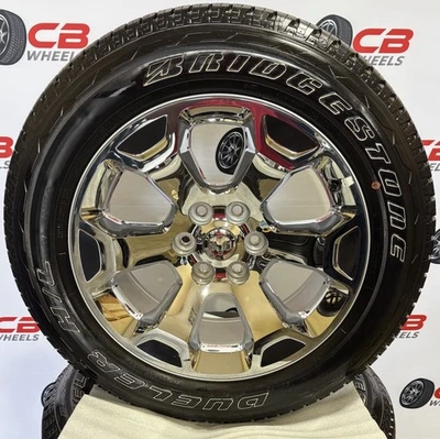 Ram 1500 20” OEM Matte Black Takeoff Wheels and Tires - Image 1 of 4