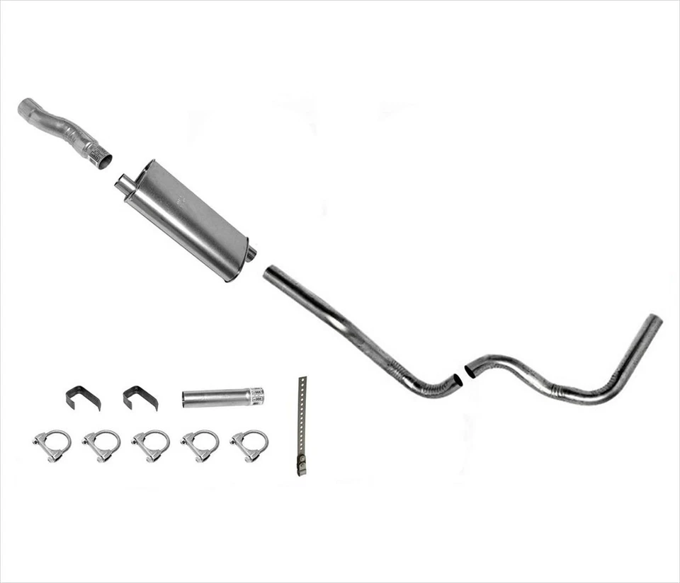 Sistema de escape silenciador económico para camioneta Chevrolet 88-93 K10 C10 5,7 L 3,0" Foto 1 de 4