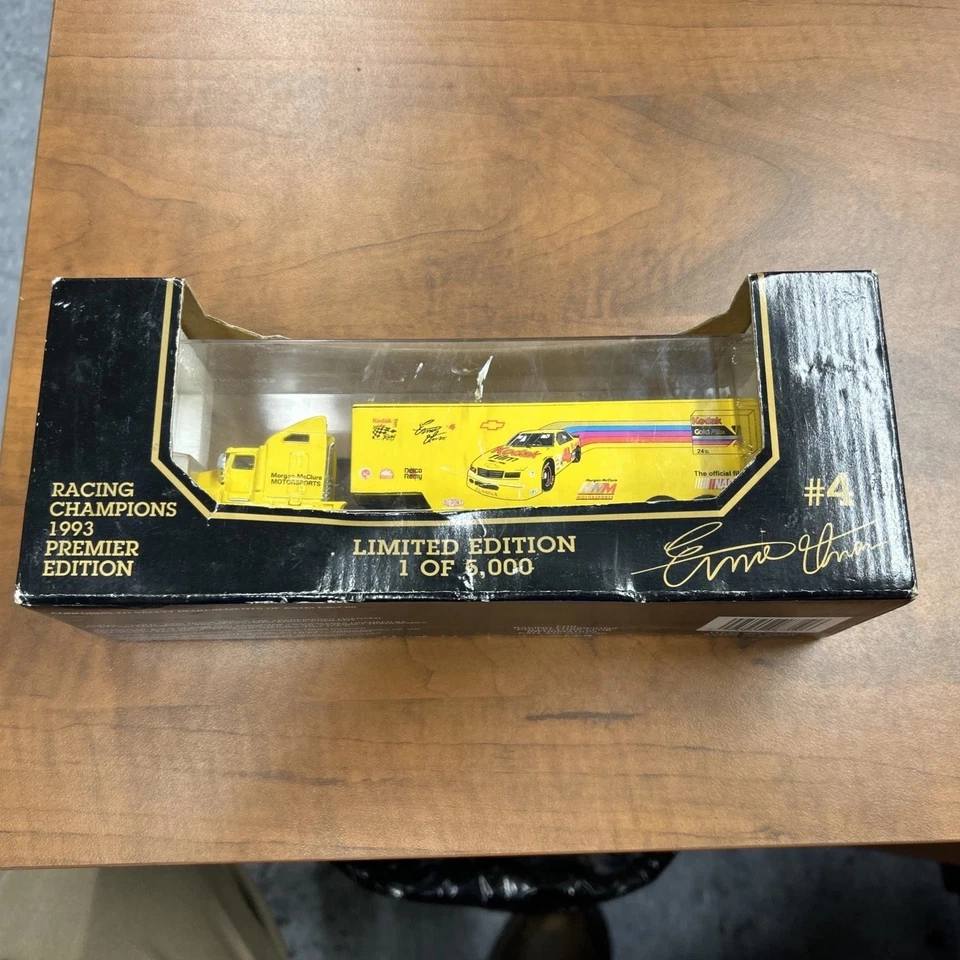 Racing Champions Premier Edition Ernie Irvan #4 Kodak TRANSPORTER 1 87