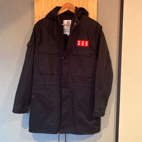 Supreme Field Parka Nero Taglia M Giacca Media 666 SS17