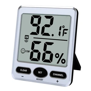 Hygrometer Thermometer Room Thermometer Indoor with Jumbo Display Temperature... - Picture 1 of 7