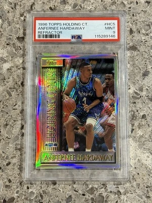 Anfernee Penny Hardaway 1996 Topps Holding Court Refractor #HC5 PSA 9 MINT Magic - Image 1 of 2