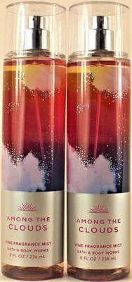 QTY 2 - Bath & Body Works AMONG THE CLOUDS Fine Fragrance Body Mist Spray - Image 1 of 2