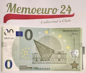 MEMOEURO ® EAAA002/1 - Dresden Militaerhistorische Museum, Memoschein, Memo Euro - Bild 1 von 1