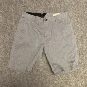 VOLCOM TRUE TO THIS Mens Chino Shorts Size 30 Pockets Cotton Blend - Picture 1 of 9