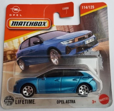 Matchbox - 2022 Opel Astra L - Blau - 114/125 - MBX City 2025 - JBR35 - Bild 1 von 4