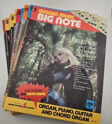 Lote de 13 cancioneros de guitarra de órgano de colección Golden Music Big Note Foto 1 de 4