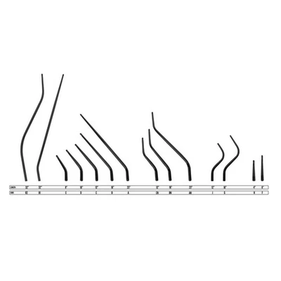 Lokar FM727FXMB Floor Mount Shifter, Fits Chrysler 727, 6 In,Blk Knob Foto 1 de 4