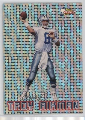 Pacific Prism Circular Troy Aikman 1993 #1 Salón de la fama Foto 1 de 3