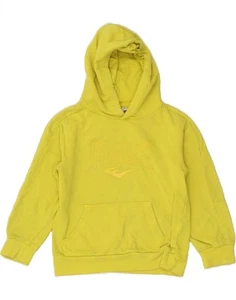EVERLAST Boys Graphic Hoodie Jumper 7-8 Years Yellow Cotton AS09 - Picture 1 of 3