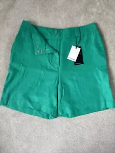 Pantalones Cortos Marks and Spencer Autograph Lino Irlandés Puro Talla 14 PVP 49,50 £ - Imagen 1 de 8