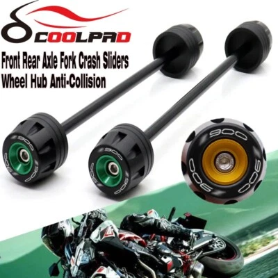 Protector deslizante de choque de rueda de horquilla de eje delantero trasero para Kawasaki Z900 Z900RS Foto 1 de 4