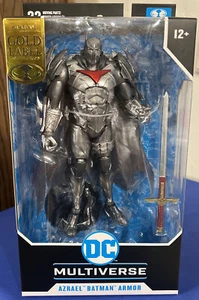 DC Multiverse AZRAEL BATMAN SILVER ARMOR Gold Label McFarlane Toys 7” Inch 2021 - Picture 1 of 8