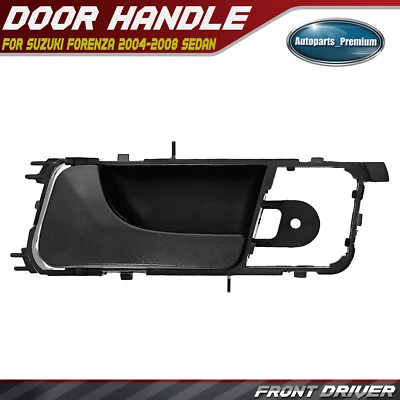 Manija de puerta interior negra del lado del conductor delantero para Suzuki Forenza 2004-2008 sedán Foto 1 de 4
