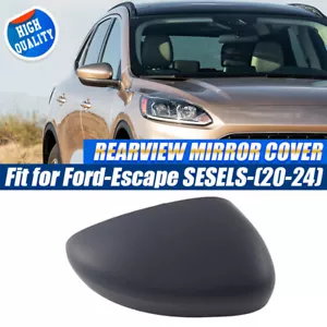 Fit for 2020~UP Ford Escape SEL/SE/S w/o Turn Signal Right Side Mirror Cover Cap - Foto 1 di 12