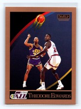 1990-91 SkyBox #277 Blue Edwards ROOKIE Utah Jazz RC