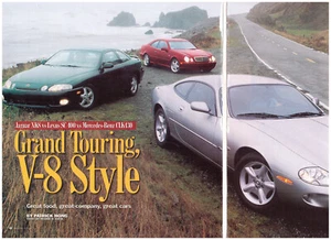 1999 Jaguar XK8 v Lexus SC400 v Mercedes-Benz CLK430, Detailed Comparison Test - Picture 1 of 1